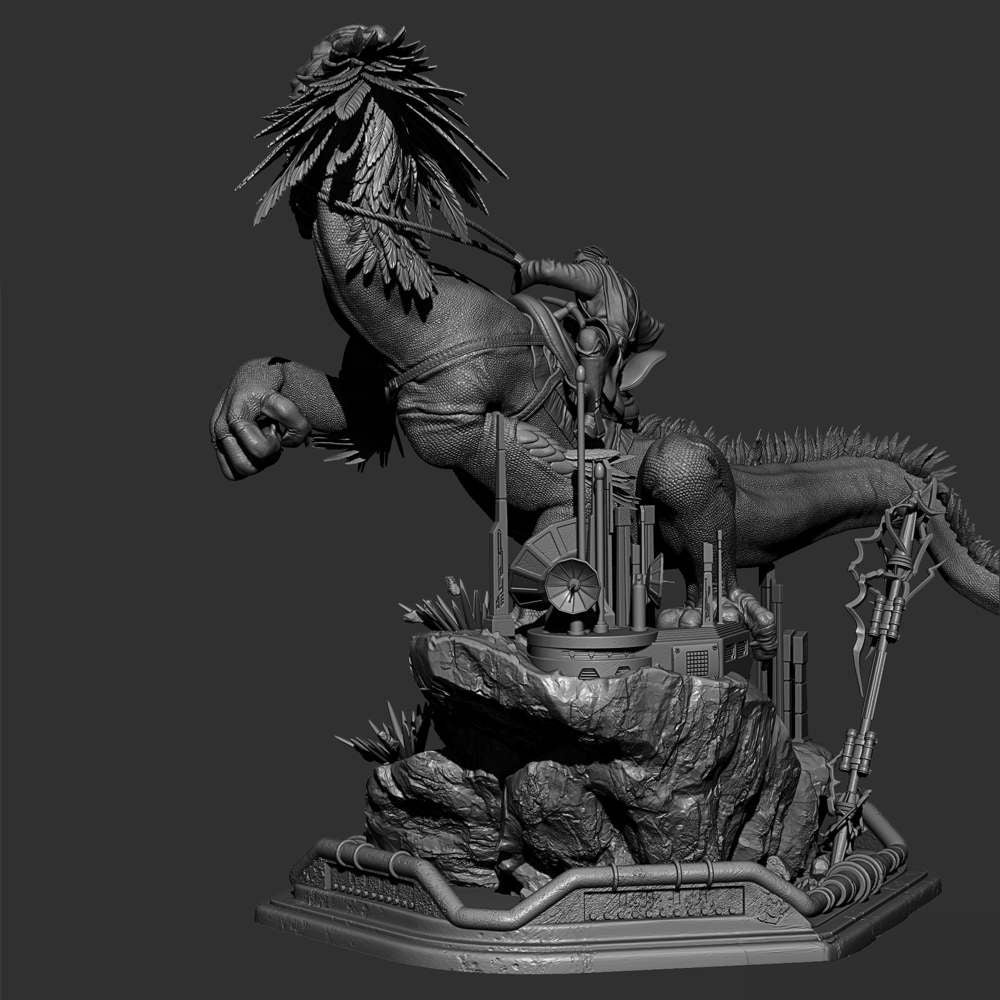 Obi Wan on Boga - Sculpture