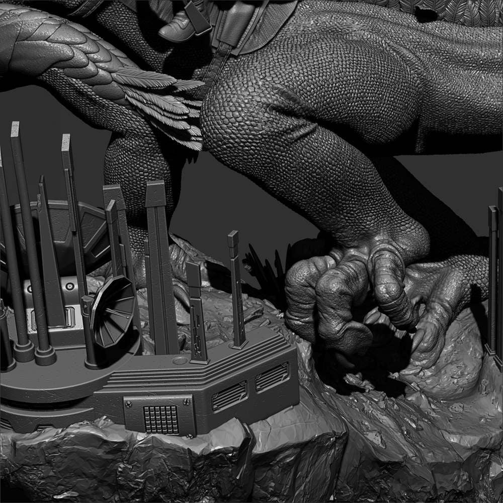 Obi Wan on Boga - Sculpture