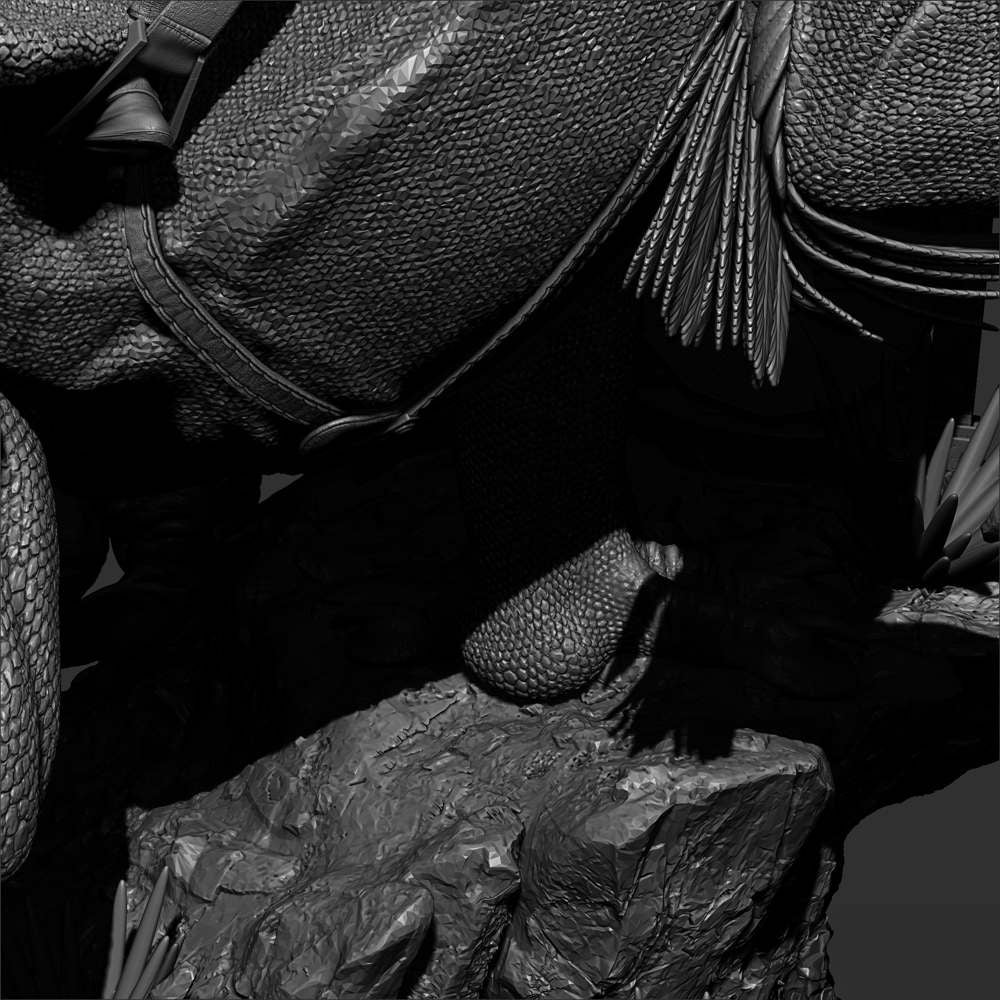 Obi Wan on Boga - Sculpture
