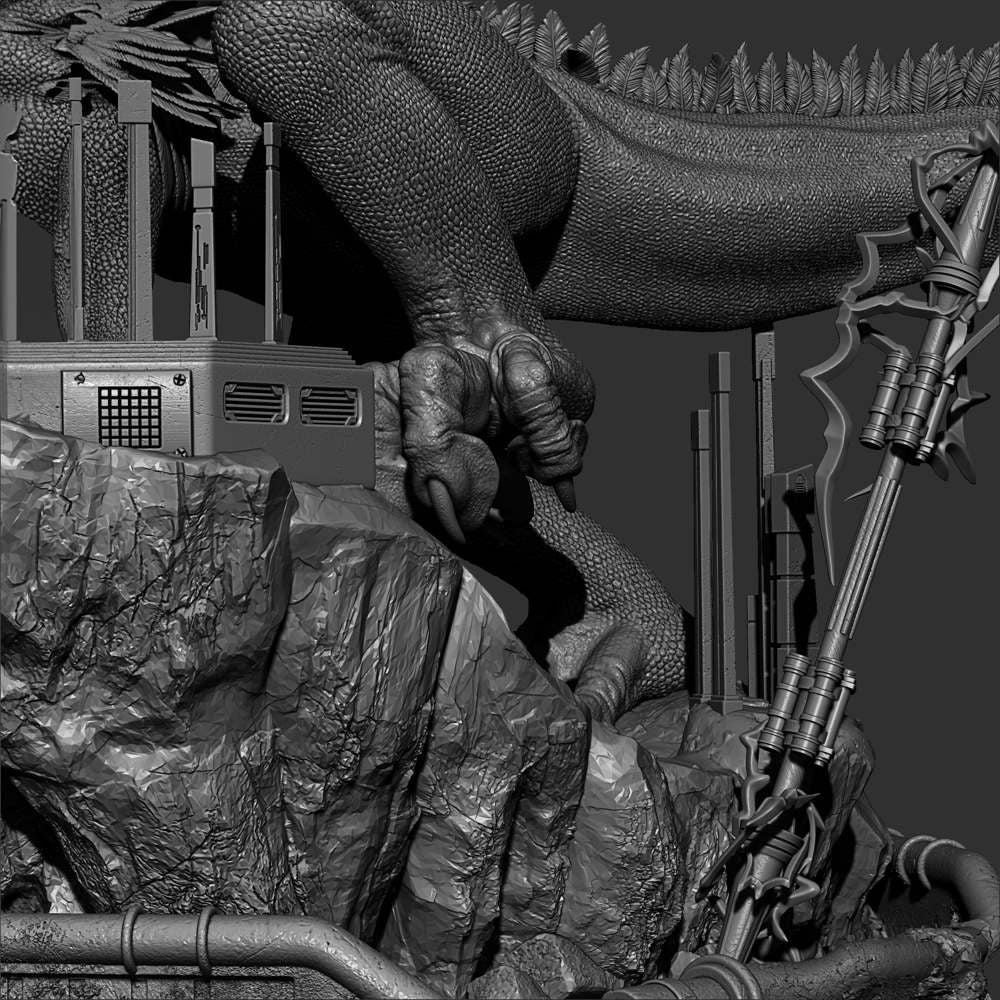 Obi Wan on Boga - Sculpture