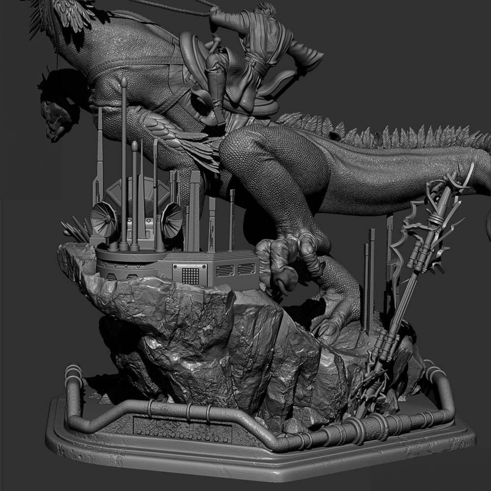 Obi Wan on Boga - Sculpture