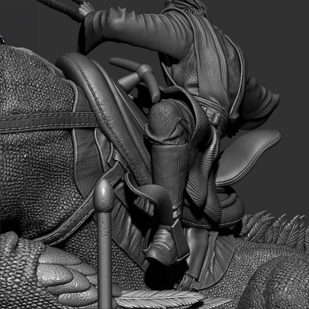 Obi Wan on Boga - Sculpture