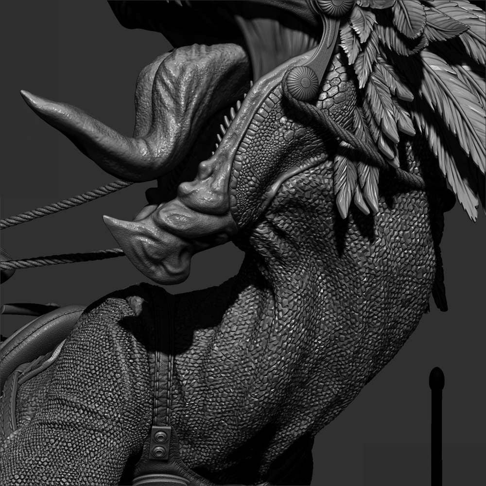 Obi Wan on Boga - Sculpture