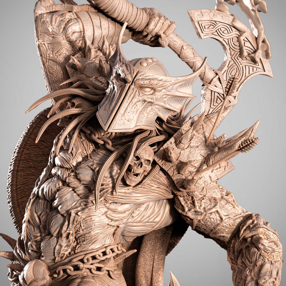 Dark Ages Spawn - Sculpture