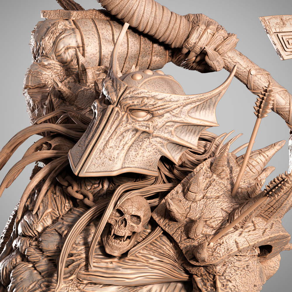 Dark Ages Spawn - Sculpture