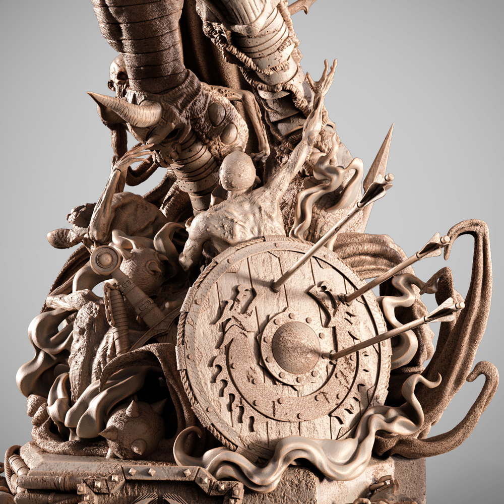 Dark Ages Spawn - Sculpture