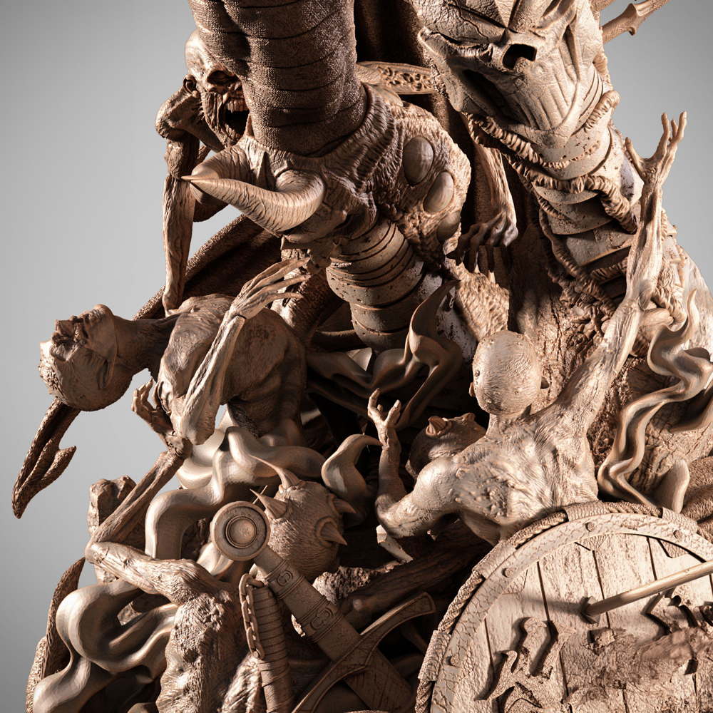 Dark Ages Spawn - Sculpture
