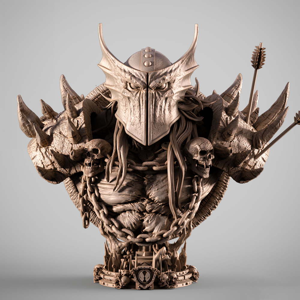 Dark Ages Spawn - Portrait Bust