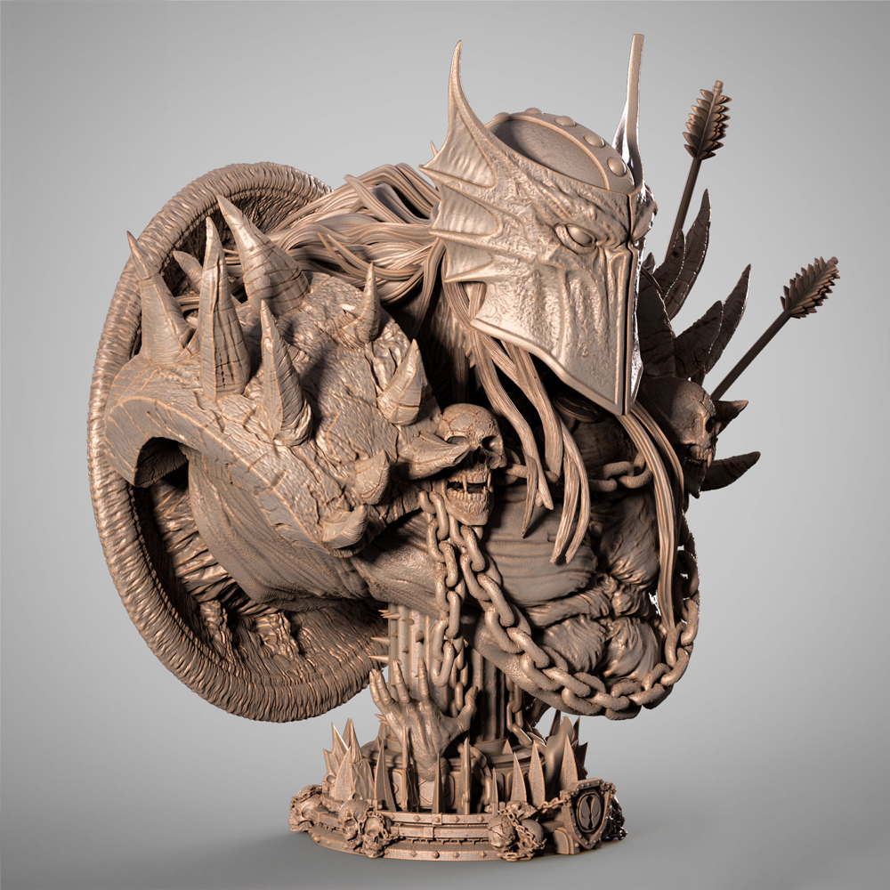 Dark Ages Spawn - Portrait Bust