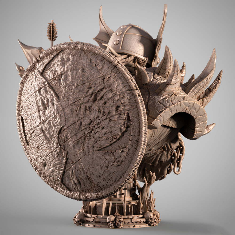 Dark Ages Spawn - Portrait Bust