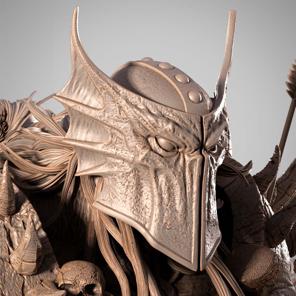 Dark Ages Spawn - Portrait Bust
