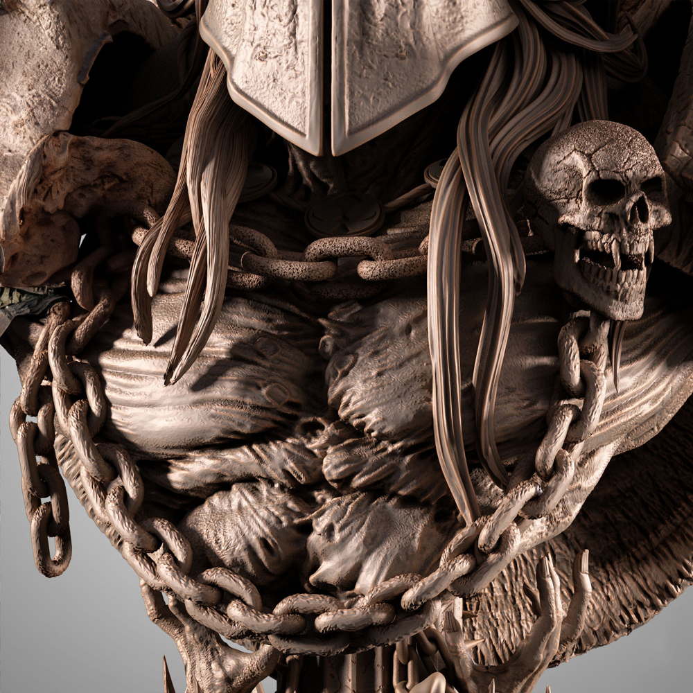 Dark Ages Spawn - Portrait Bust