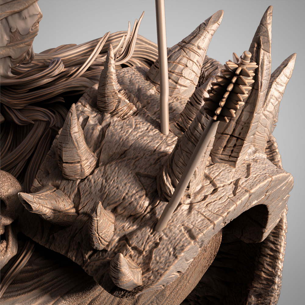 Dark Ages Spawn - Portrait Bust