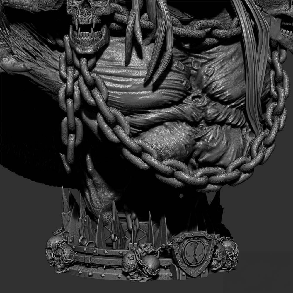 Dark Ages Spawn - Portrait Bust