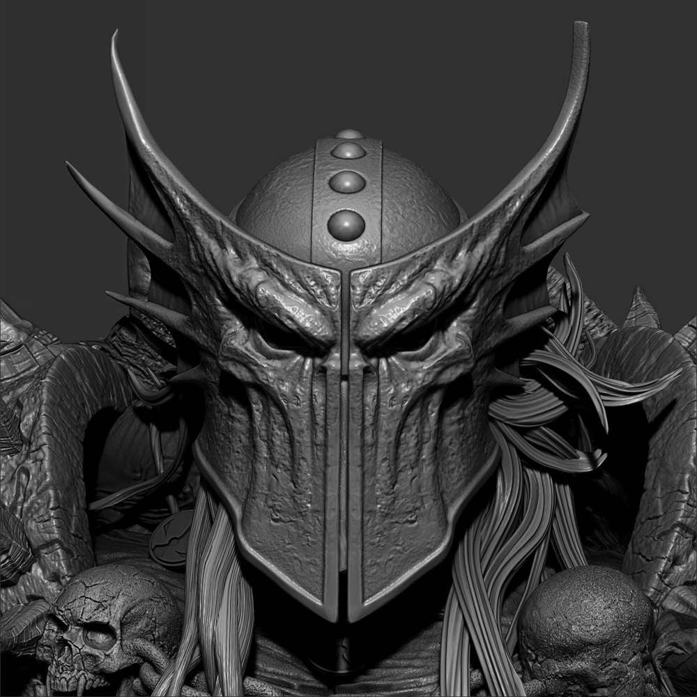 Dark Ages Spawn - Portrait Bust