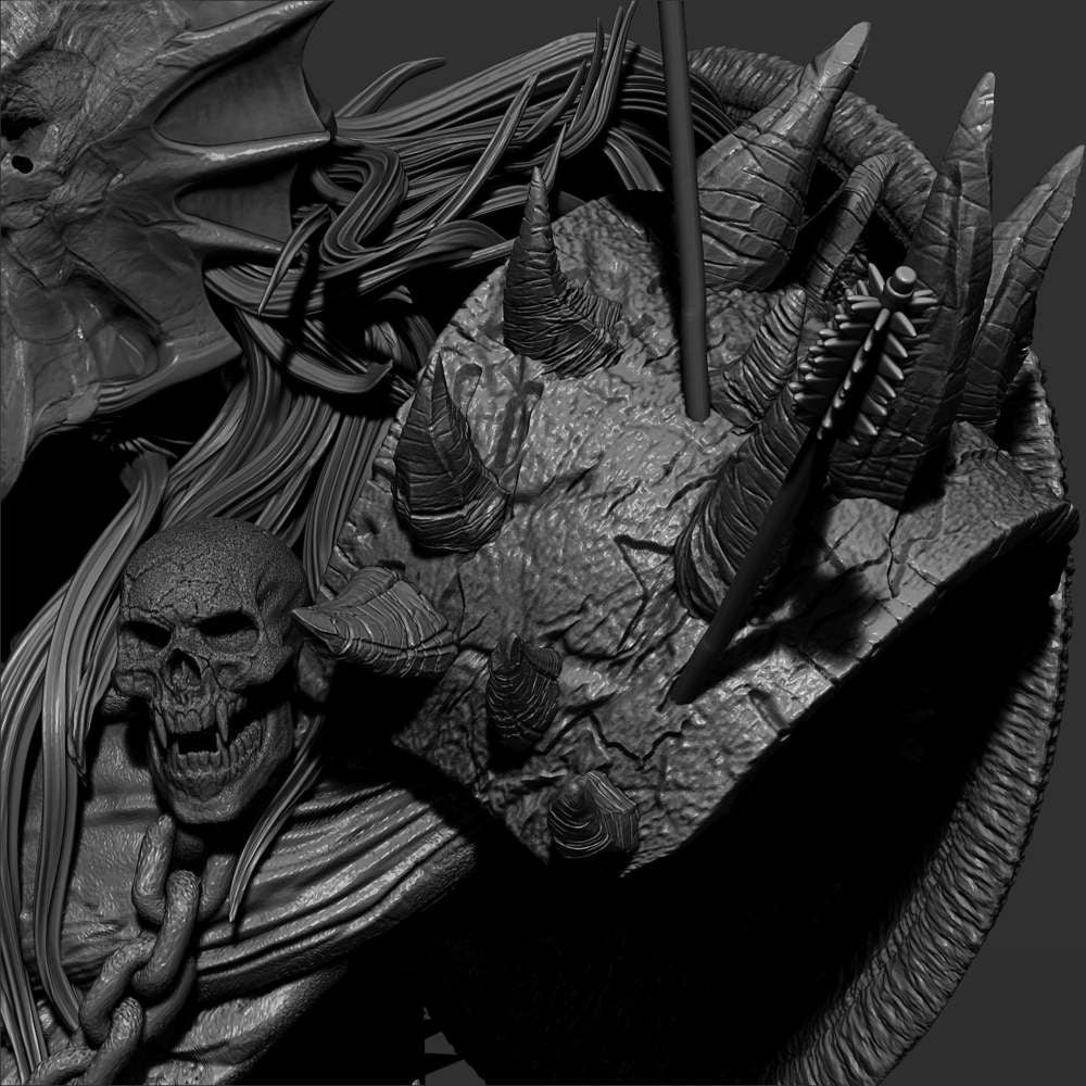 Dark Ages Spawn - Portrait Bust