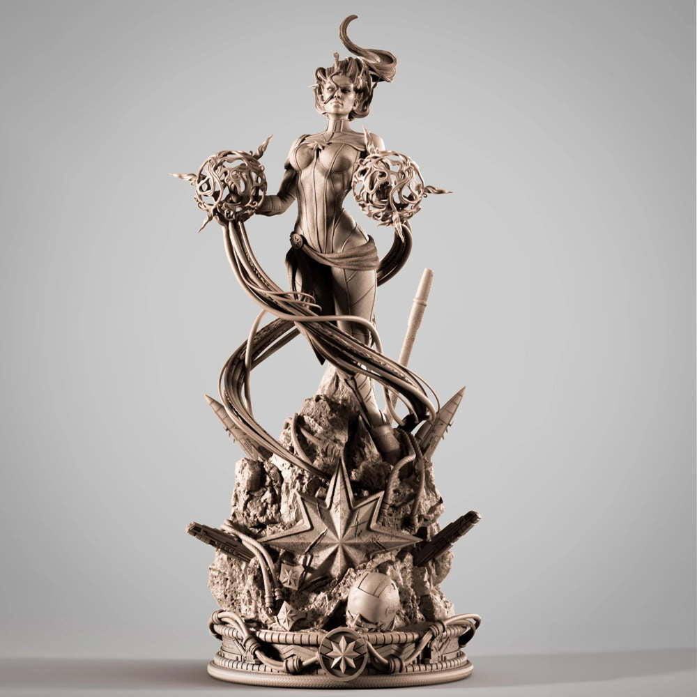Captain Marvel - Sculpture
