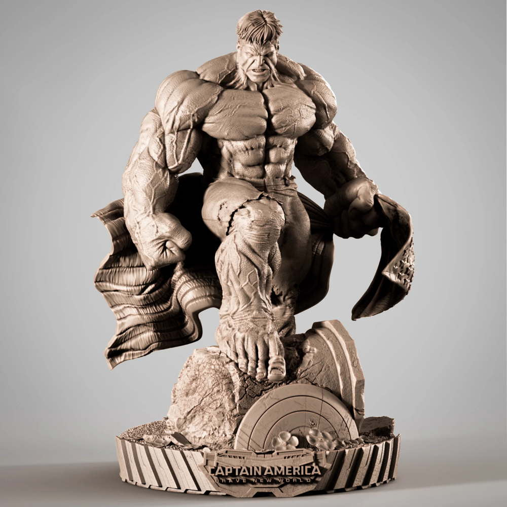 Red Hulk - Sculpture