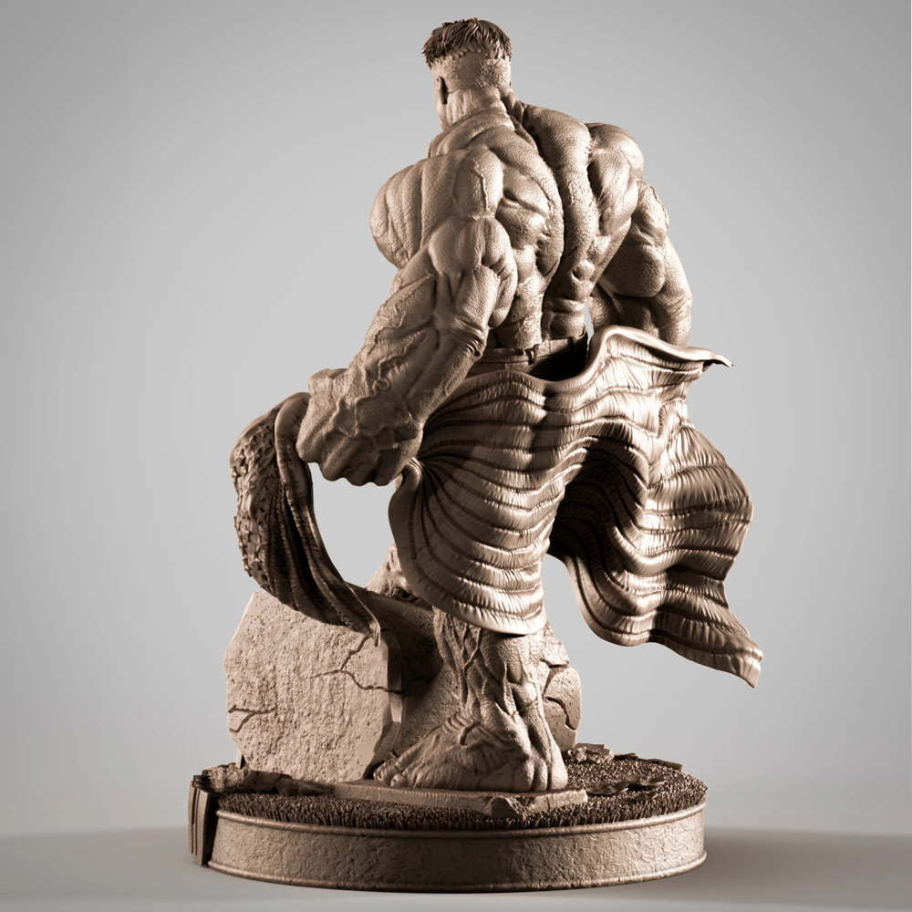Red Hulk - Sculpture
