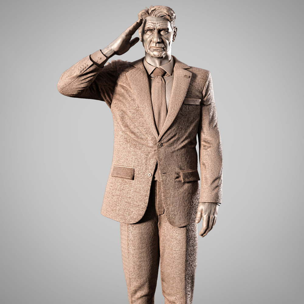 General Thaddeus Ross - Sculpture