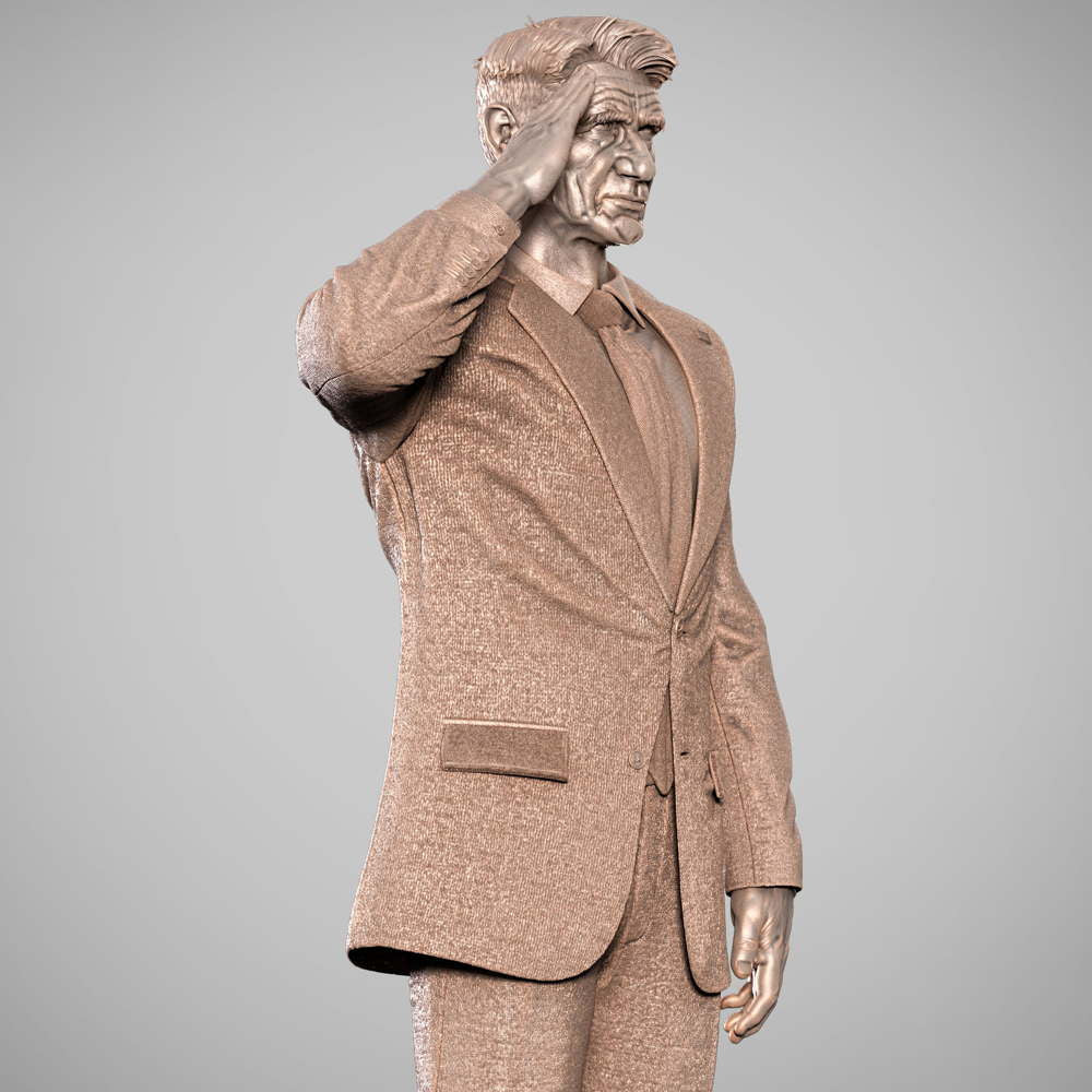 General Thaddeus Ross - Sculpture
