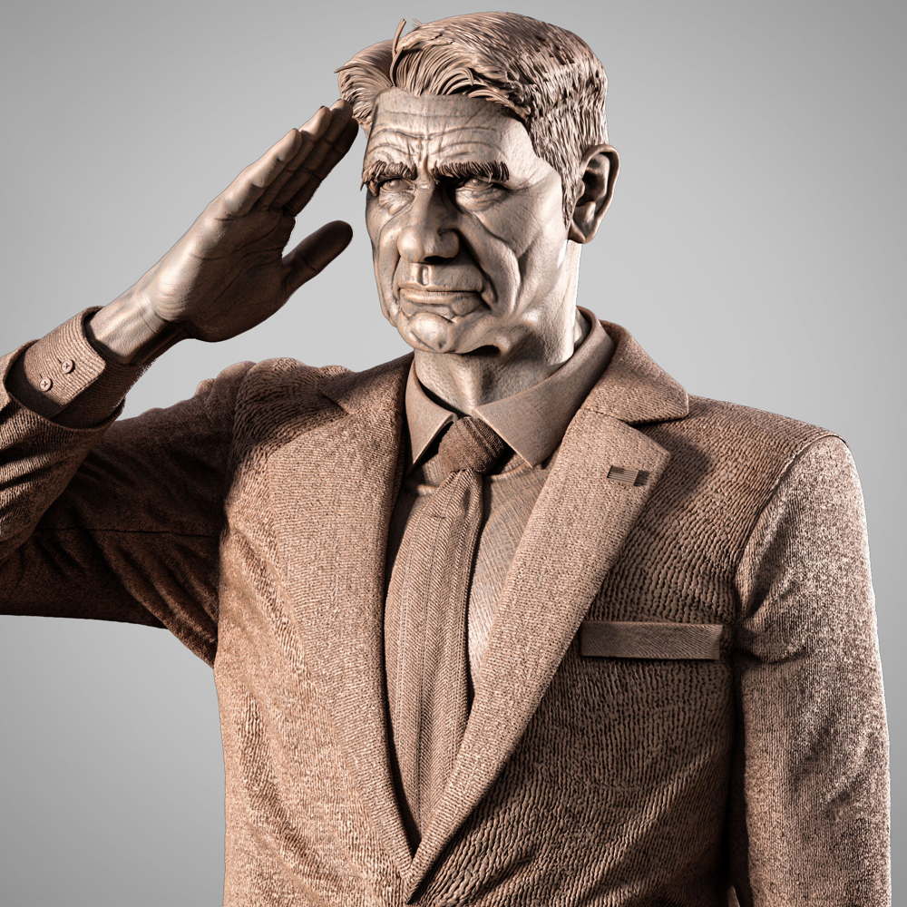 General Thaddeus Ross - Sculpture