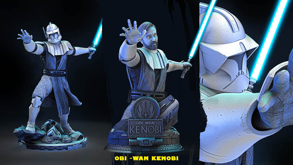 Obi Wan Kenobi (Clone Wars) - Bust