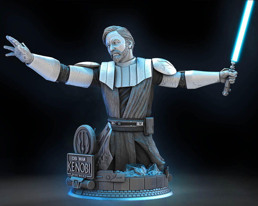 Obi Wan Kenobi (Clone Wars) - Bust