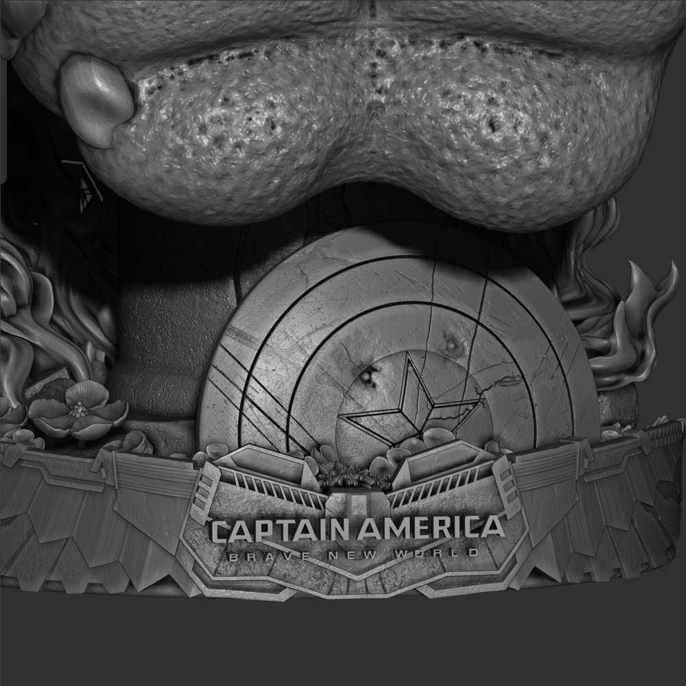 Red Hulk - Portrait Bust