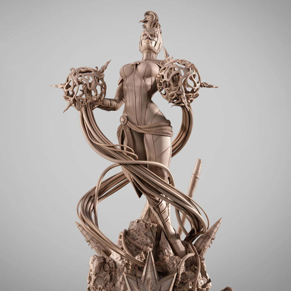 Captain Marvel - Sculpture