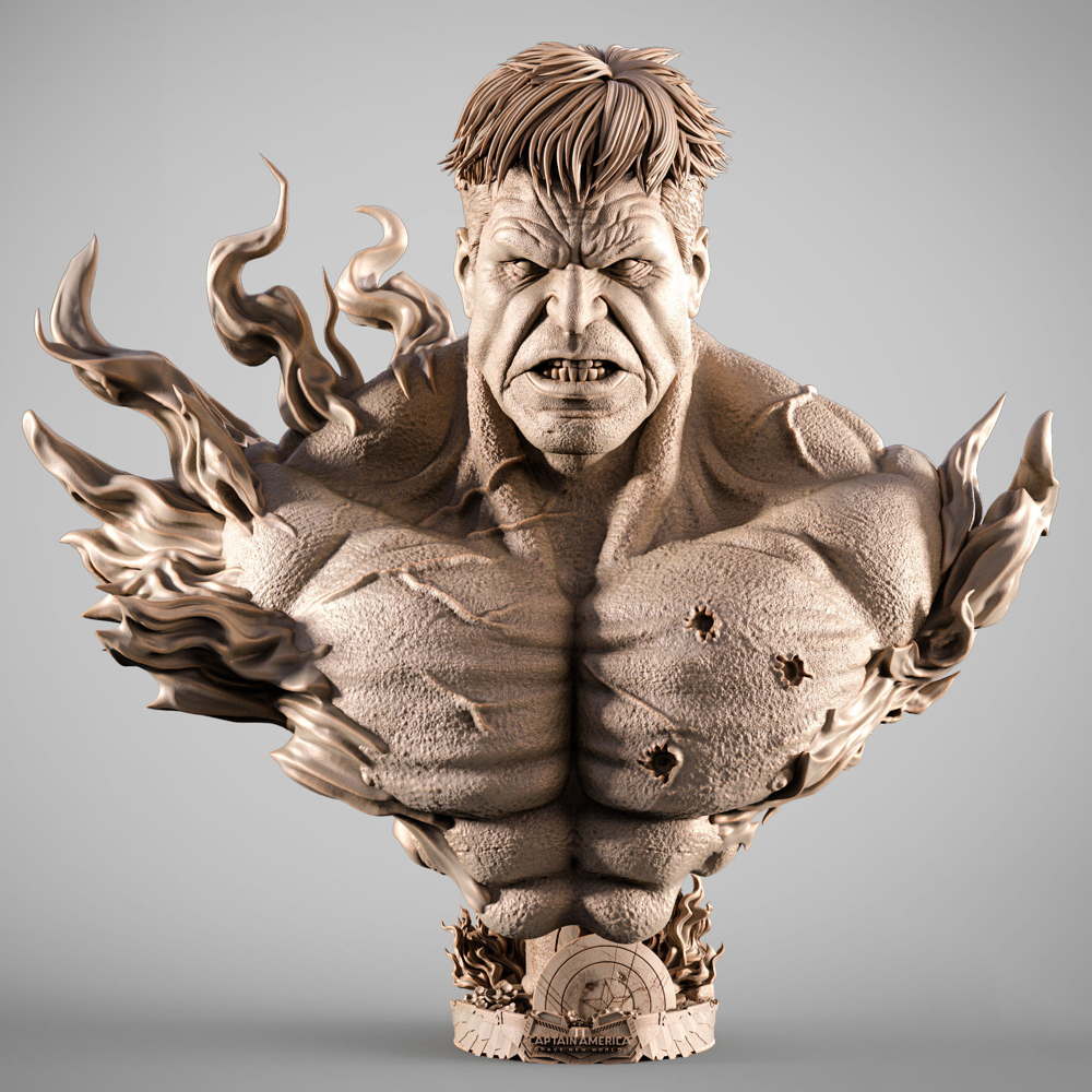 Red Hulk - Portrait Bust