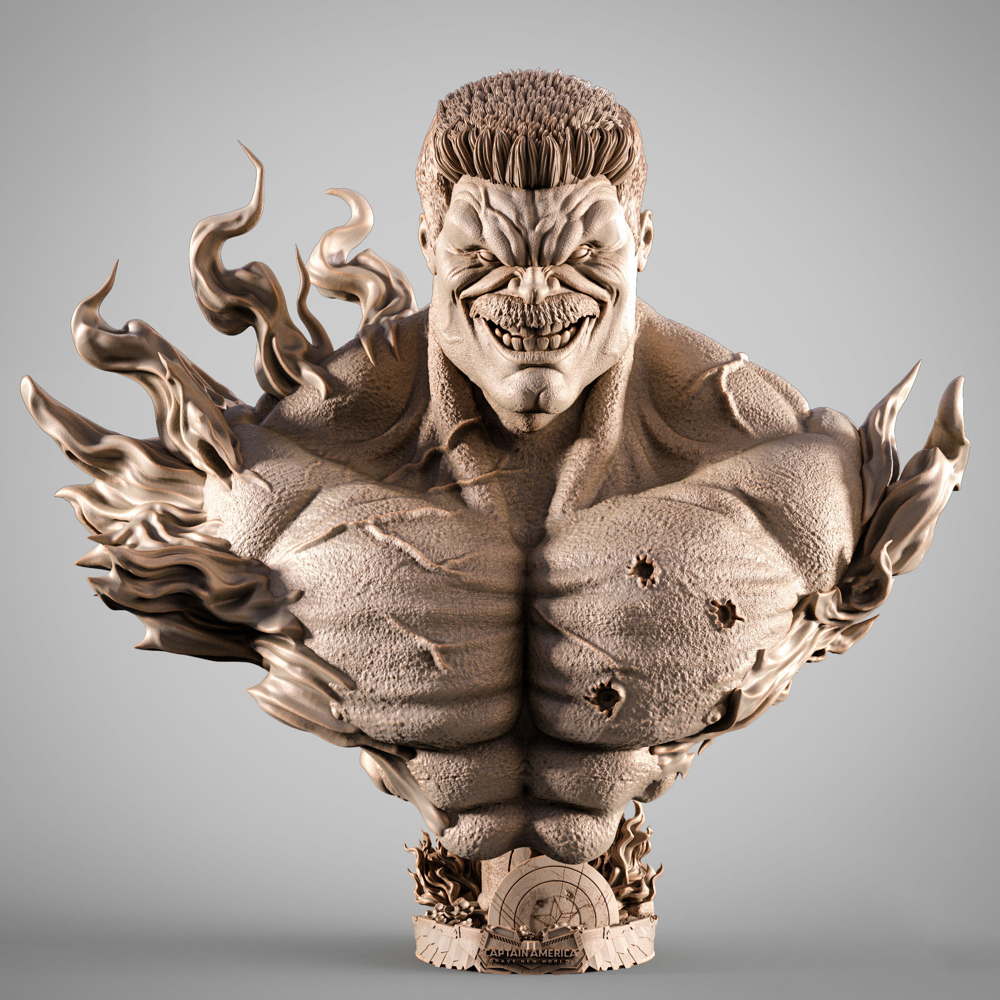 Red Hulk - Portrait Bust