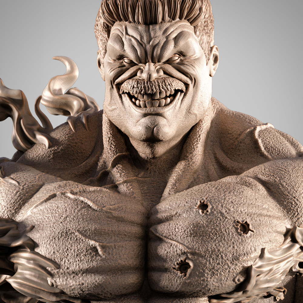 Red Hulk - Portrait Bust