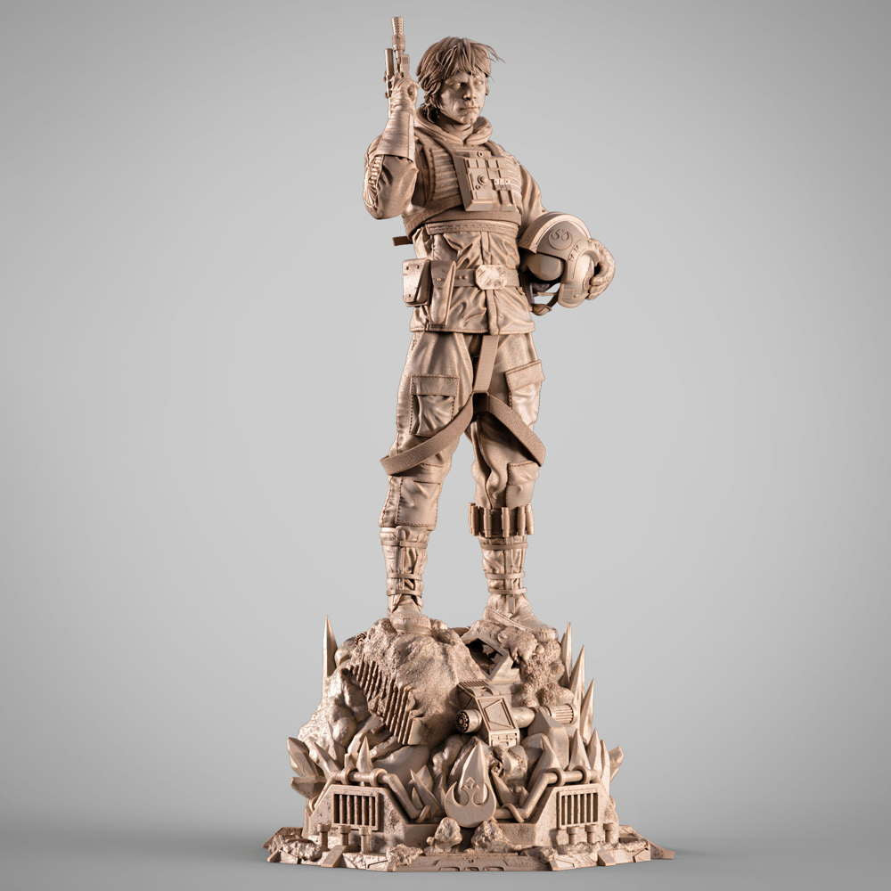 Luke Skywalker Pilot - Sculpture