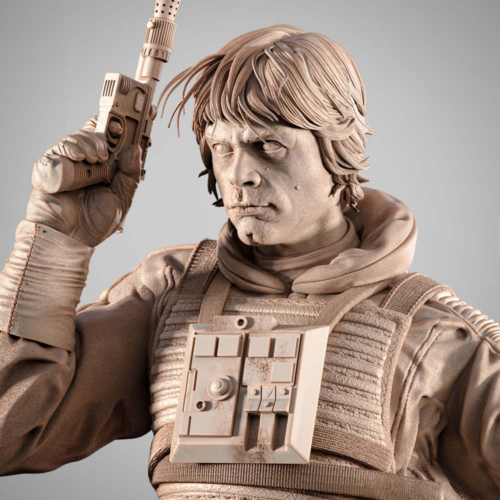Luke Skywalker Pilot - Sculpture
