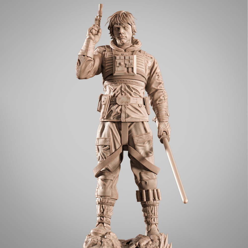 Luke Skywalker Pilot - Sculpture