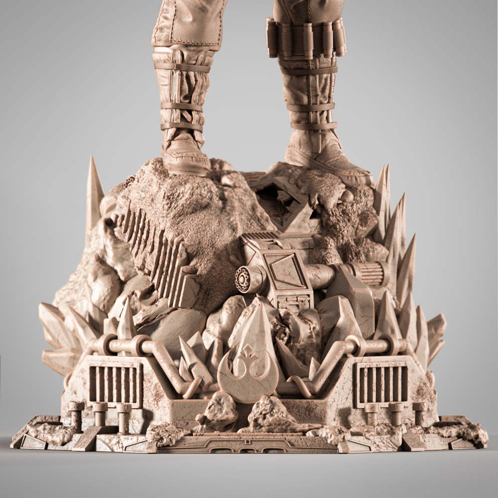 Luke Skywalker Pilot - Sculpture