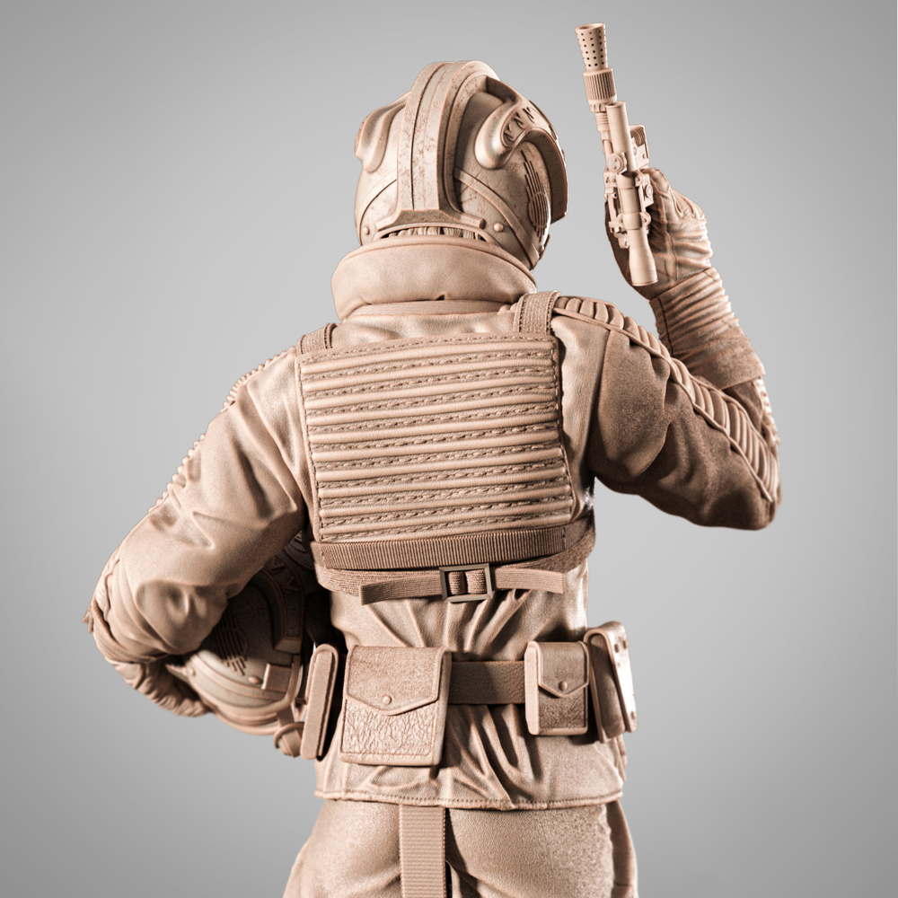 Luke Skywalker Pilot - Sculpture