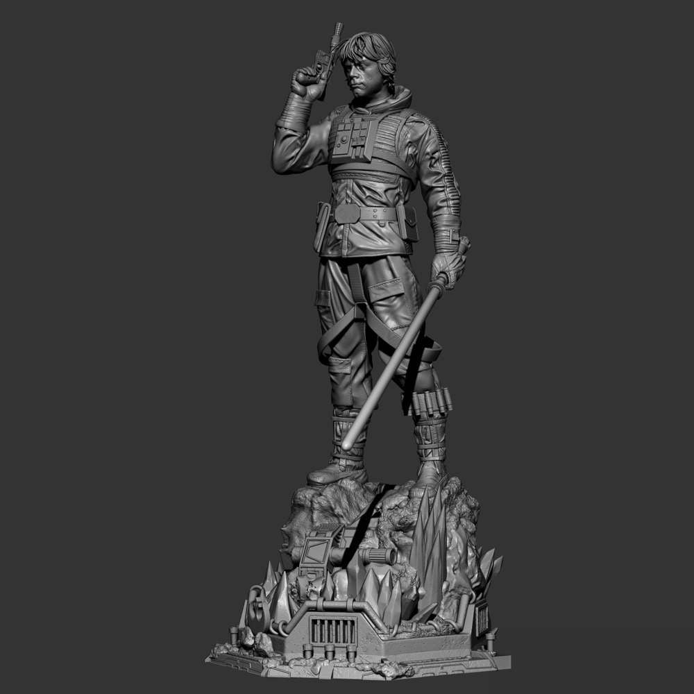 Luke Skywalker Pilot - Sculpture