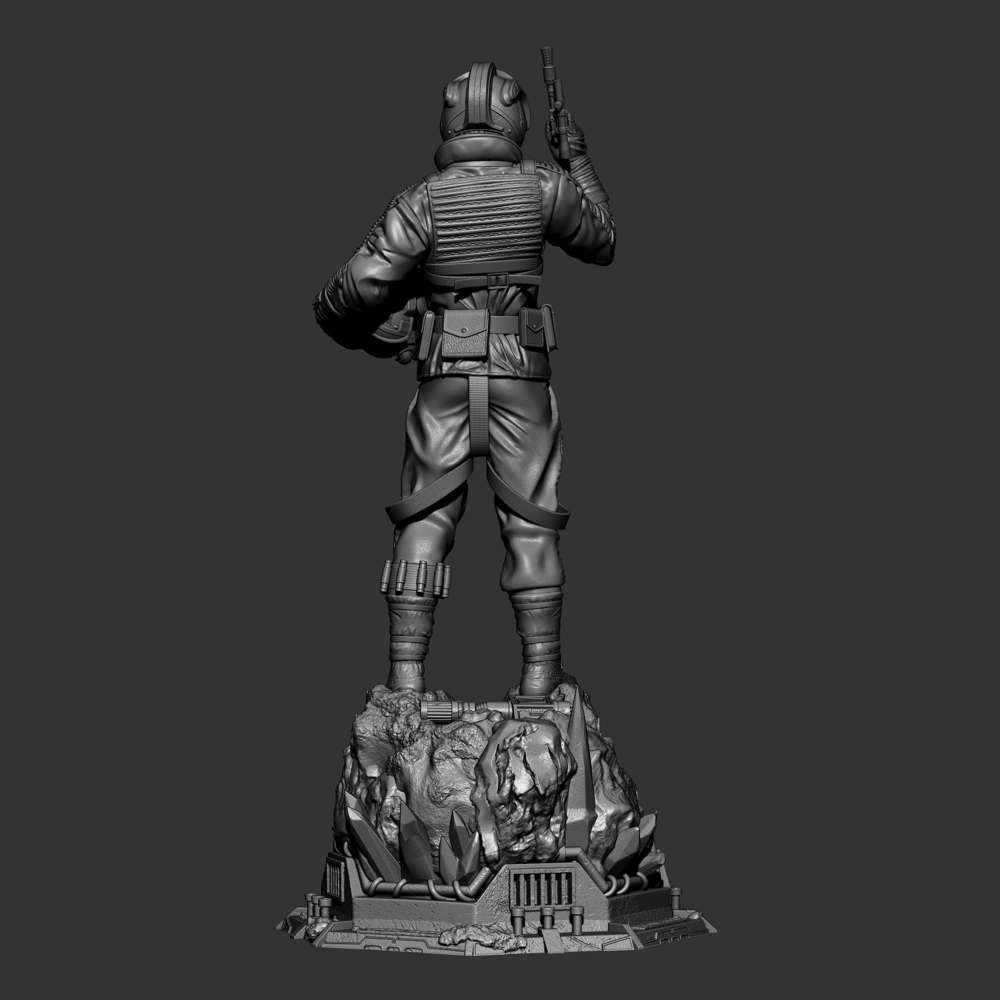 Luke Skywalker Pilot - Sculpture