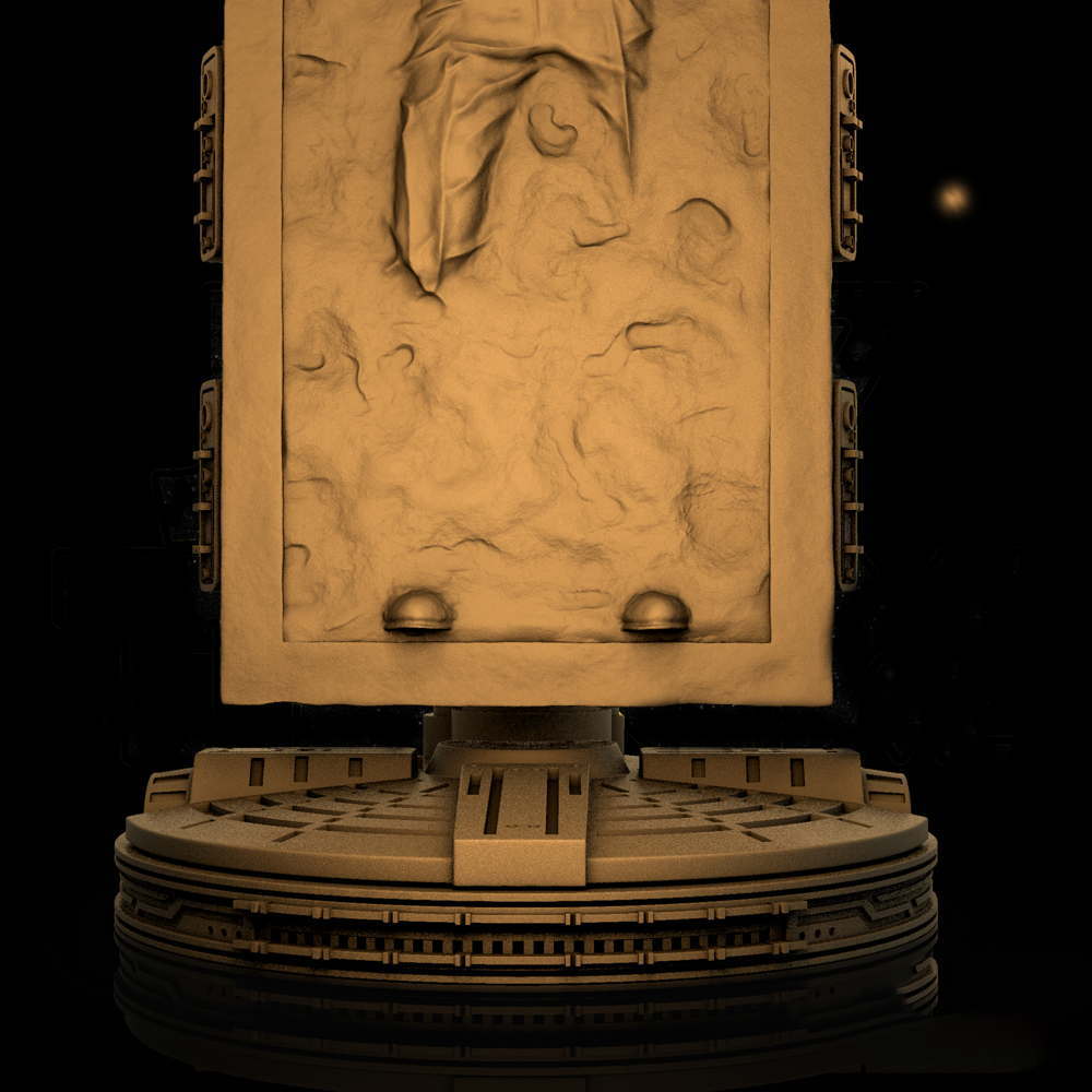 Han Solo On Carbonique - Sculpture