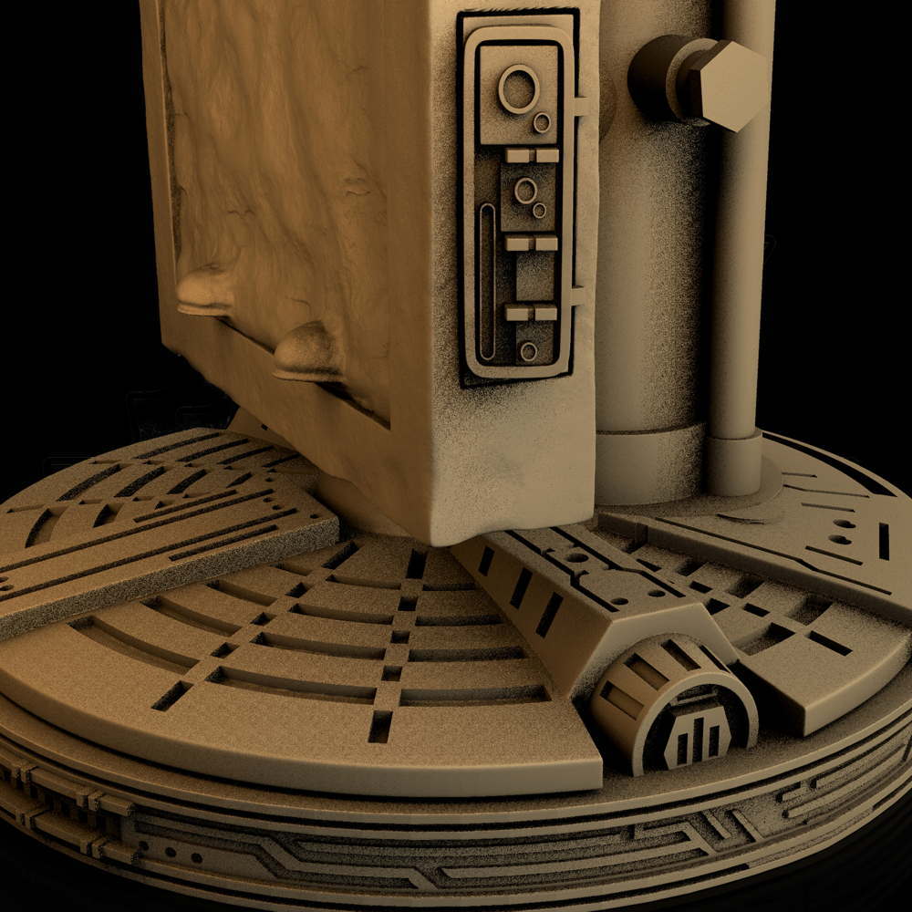 Han Solo On Carbonique - Sculpture