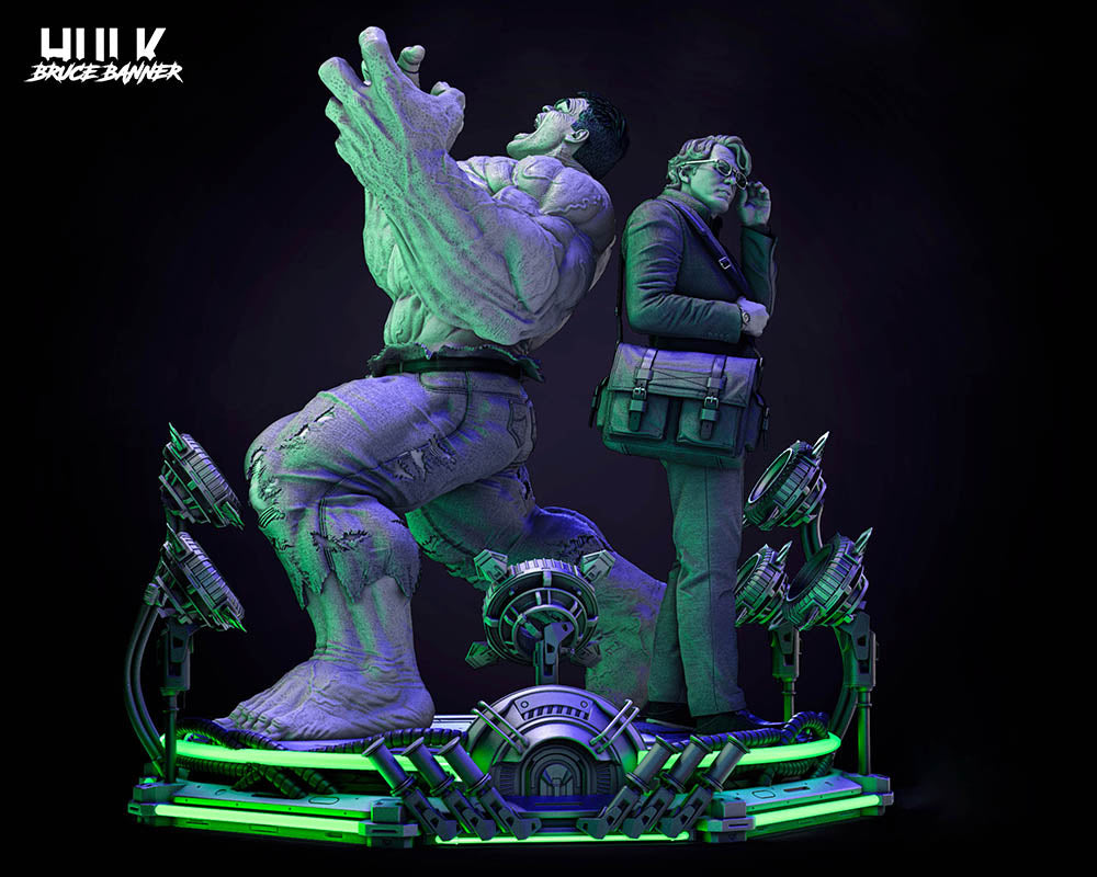 Hulk & Bruce Banner - Diorama