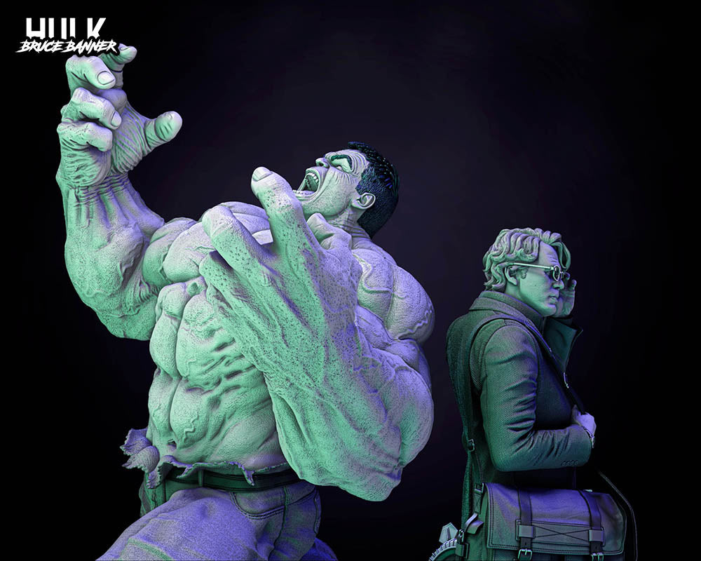 Hulk & Bruce Banner - Diorama