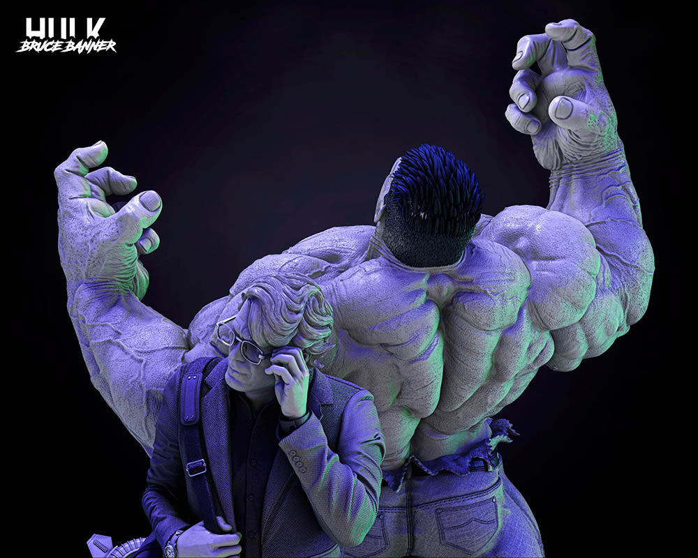 Hulk & Bruce Banner - Diorama