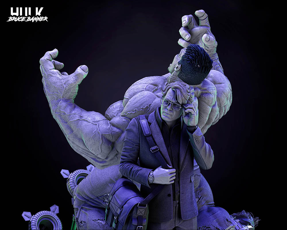 Hulk & Bruce Banner - Diorama