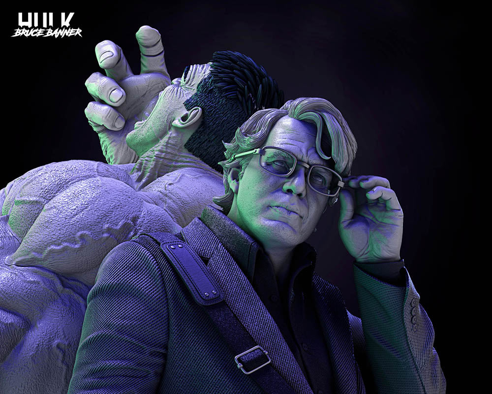 Hulk & Bruce Banner - Diorama