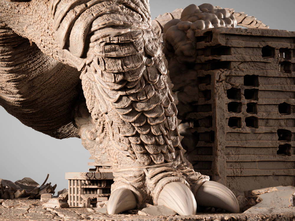 Godzilla - Sculpture
