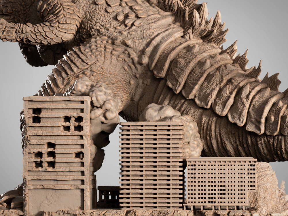 Godzilla - Sculpture