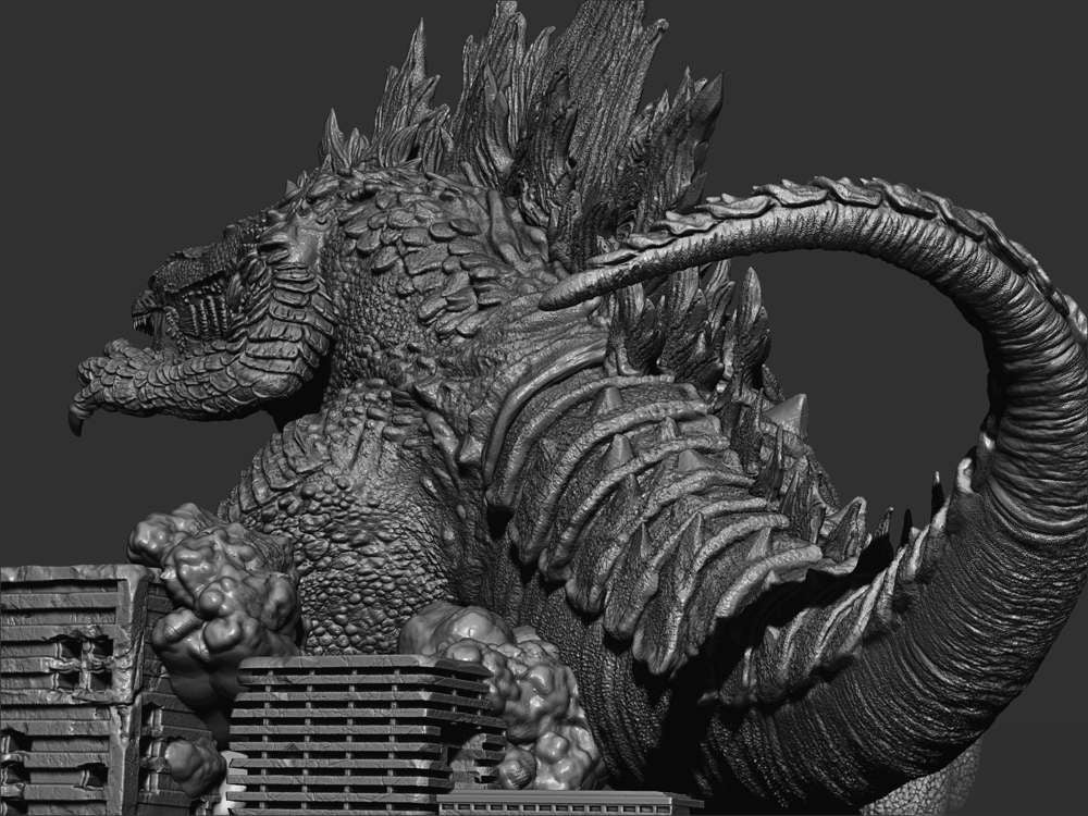 Godzilla - Sculpture